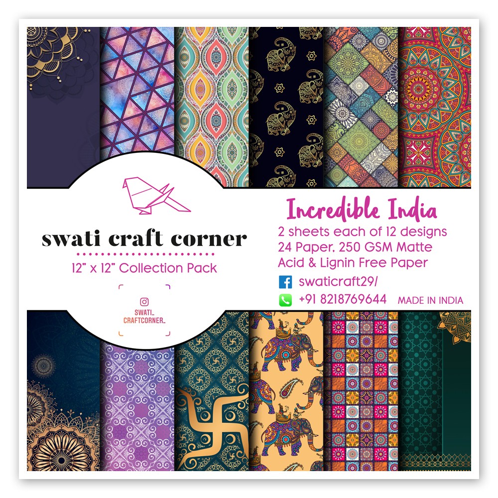 Incredible India 12x12