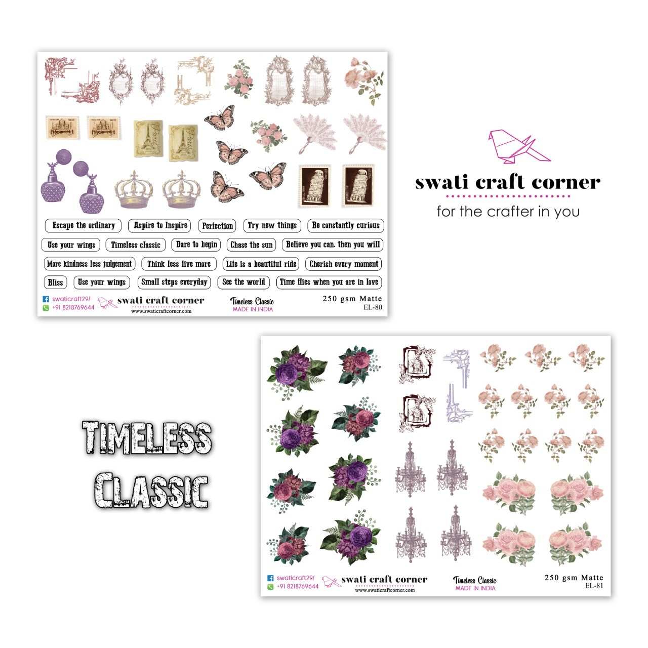 Timeless Classic Pre-cut Elements